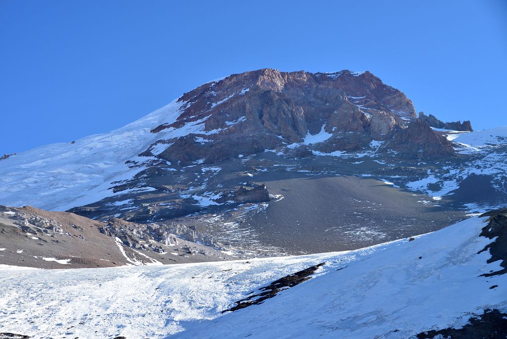 33 Polish Glacier And Aconcagua North Face Late Afternoon From Aconcagua Camp 2 5482m